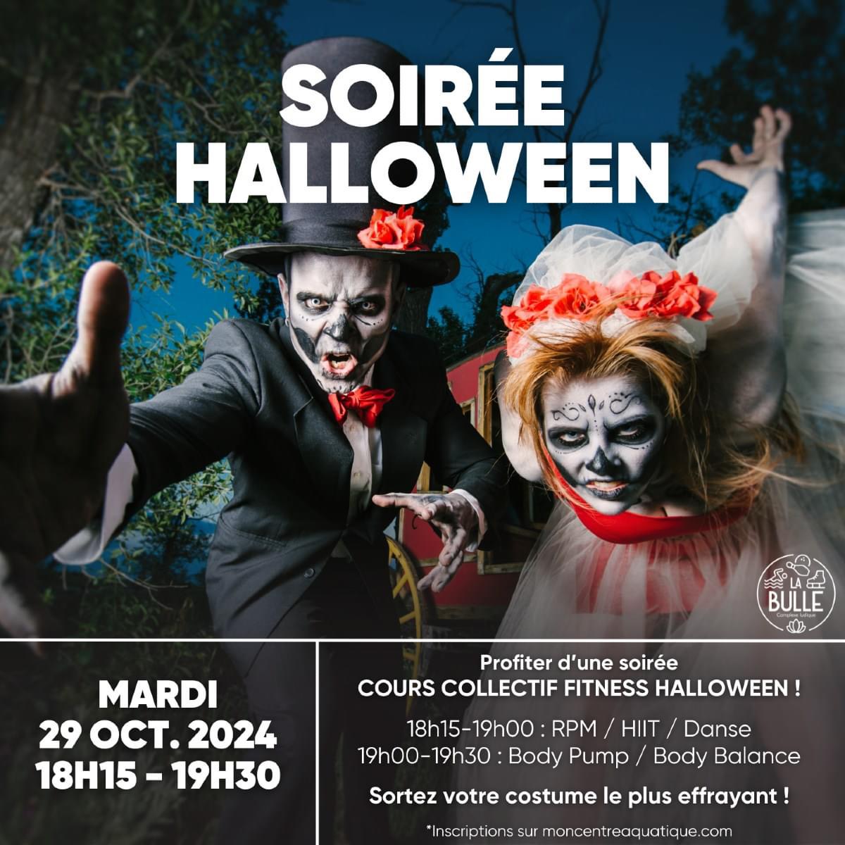 Halloween 2024 : Soirée Cours Collectif Fitness Halloween !